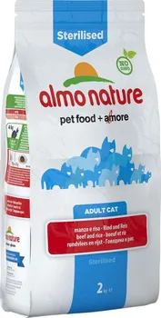 Krmivo pro kočku Almo Nature Cat Sterilised Beef/Rice
