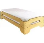 Dřevěné jednolůžko stohovací 90x200 cm borovice masiv LK138