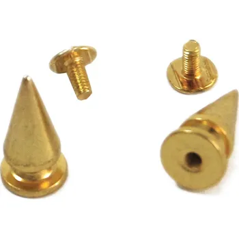 ozdoby zlaté hroty - 100 kusů
