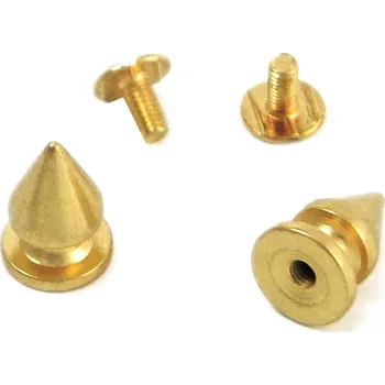 ozdoba zlaté hroty 15 mm - 100 kusů