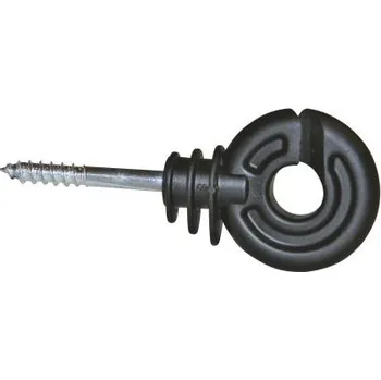 Ohradník Izolátor AKO 131 kruhový s vrutem 5 mm - po 1 Ks (Izolátor pro elektrické ohradníky )