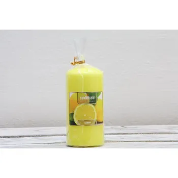 Svíčka Svíčka válec Lemon 11 cm