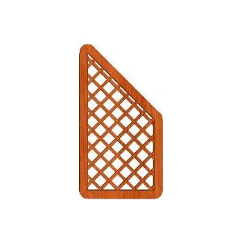 Opora na rostlinu Ozdobná pevná mříž Tereza 110103 (Ozdobná pevná mříž s plátovaným spojem latí Tereza 110103)