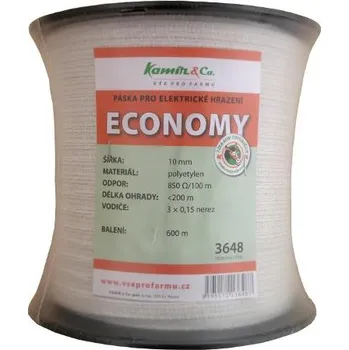 Ohradník Páska pro ohradníky polyetylén 600m x 10mm (Páska pro ohradníky polyetylenová)