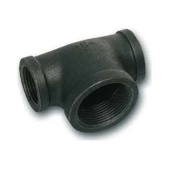 Fitinka Černý T-kus 130- 4"