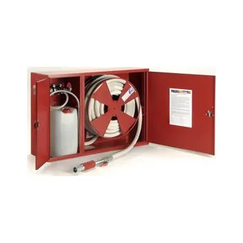 Hasicí přístroj Hydrantový pěnotvorný systém s tvarově stálou hadicí D33 - 30m, pravý přívod