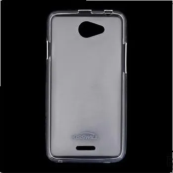 Pouzdro na mobilní telefon Kisswill TPU silikonové transparentní pouzdro pro HTC Desire 516