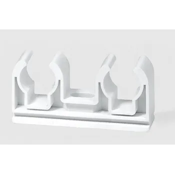 Příchytka plastová dvojitá 2x22 pro Cu