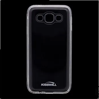 Pouzdro na mobilní telefon Kisswill TPU silikonové transparentní pouzdro pro Samsung E500 Galaxy E5