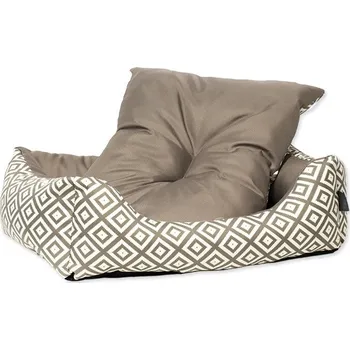 Pelíšek pro psa Dog Fantasy Etno Sofa hnědé