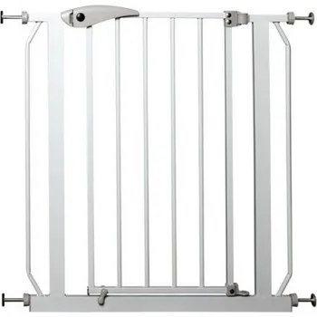 ohrádka pro psa Trixie Ochranná kovová bariéra pro štěňata i velké psy 75-85 x 76 cm bílá
