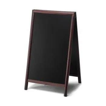 Jansen Display Dřevěné áčko s křídovou tabulí 68x120, tmavě hnědá