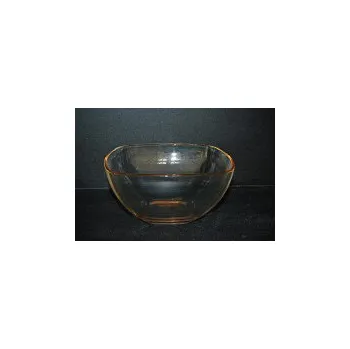 Waltherglas Mísa Kayla oranžový okraj 24cm.