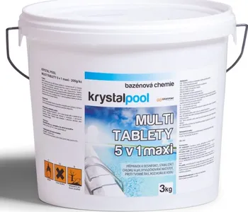 Bazénová chemie Krystalpool Multi tablety 5v1 maxi 200 g