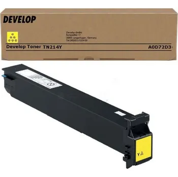 Toner Develop TN214Y, Ineo +200, yellow, A0D72D3, originál
