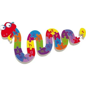 puzzle pro nejmenší Legler Puzzle Hadí abeceda