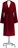 Möve bavlněný froté župan s kapucí tmavě červený, XL