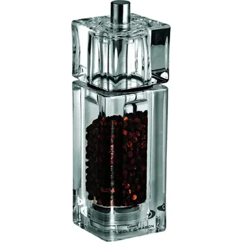 Mlýnek na koření Cole & Mason Cube GG405 průhledný
