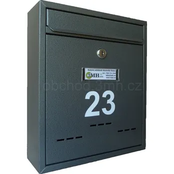 Poštovní schránka Poštovní schránka RADIM 260×310×90 malá Barva: Šedá struktura