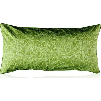 Möve Paisley Sage 80 x 40 cm povlak na polštář Povlak na dekorativní polštářek Möve Paisley Sage 80 x 40 cm povlak na polštář