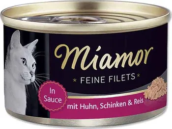 Krmivo pro kočku Miamor Fine Filets konzerva kuře/šunka 100 g