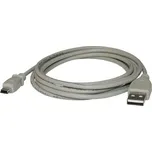 USB (2.0) kabel USB mini k digitalním fotoaparátům, A plug/5pin, 2m, LOGO
