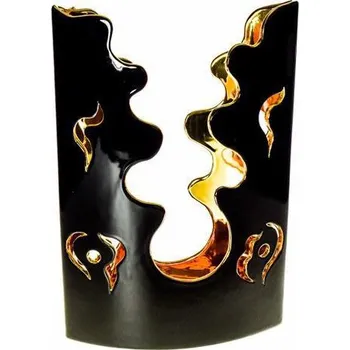 Váza Keramická váza Fiordi černá 315/40