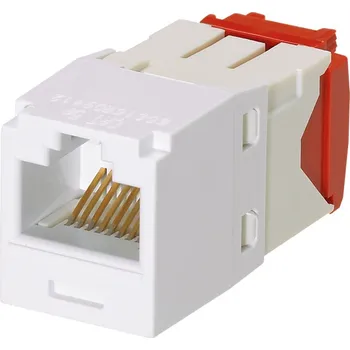 Patch panel CJ5E88TGWH Modul MINI-COM TX UTP, RJ45, kat. 5E, bílý