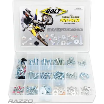Sada šroubů matic podložek Bolt Pro-Pack Factory Style Hardware Suzuki RM / RMZ