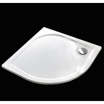 Sprchová vanička Aquatek Bent 90 sprchová vanička z litého mramoru čtvrtkruhová s protiskluzovou úpravou