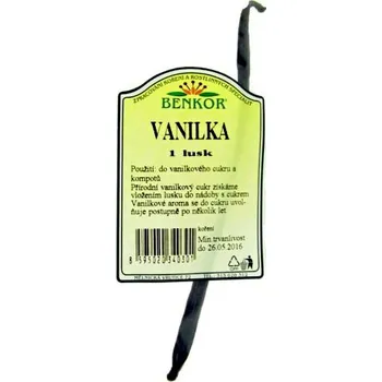 Koření Benkor Vanilka lusk 1 ks