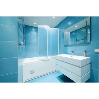 Vanová zástěna Aquatek Vanová zástěna trojdílná LUX L3 140x140cm