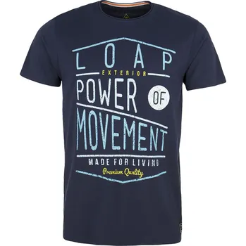 Pánské tričko Pánské triko s krátkým rukávem LOAP ARTHUR CLM1619 MODRÁ