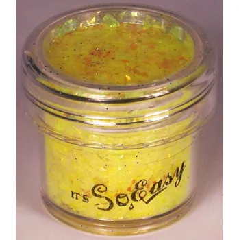 Ozdoby na nehty-Drcená slída nails neon žlutá č.612 7g