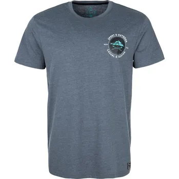 Pánské triko s krátkým rukávem LOAP BLEY CLM1626 Šedá