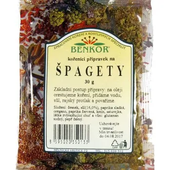 Koření Benkor Špagety 30 g