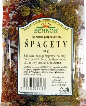 Koření Benkor Špagety 30 g