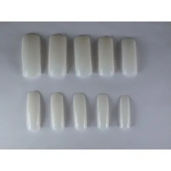 AMAZING SHINE Perf Square nehtové tipy natural č.8 50ks