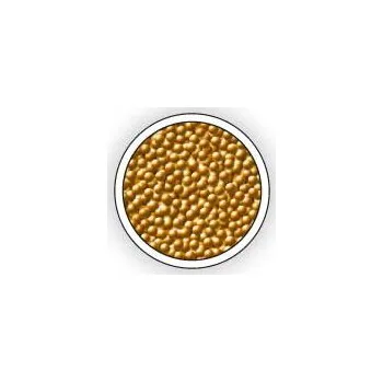 Perličky na zdobení nehtů zlaté 3462 Top Choice