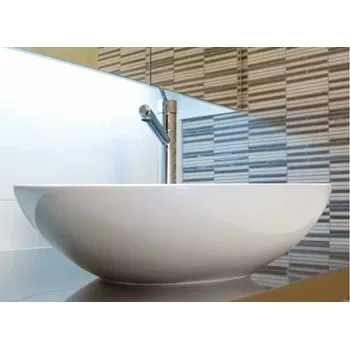 Umyvadlo Aquatek OVAL1 keramické umyvadlo 52,5 x 41 x 17 cm