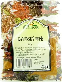 Koření Benkor Kayenský pepř 20 g