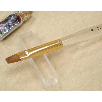 AMAZING SHINE England štětec na gel č.6 kolínský rovný