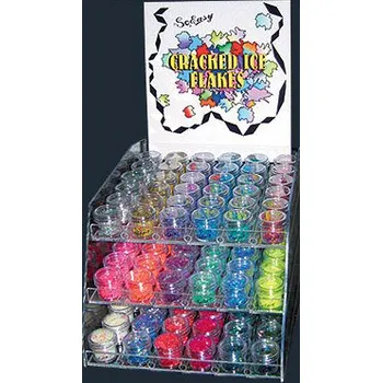 Drcená slída na nehty CIF-108 sada 18 barev x 6-108ks