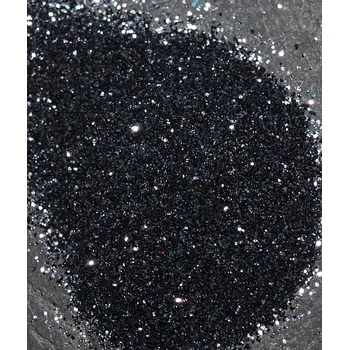 Prach body&nails tmavě stříbrná MINI kelímek