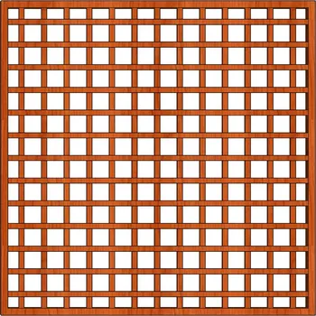 Opora na rostlinu Ozdobná dřevěná mříž Eva 180x180 (Ozdobná dřevěná mříž Eva 180x180)