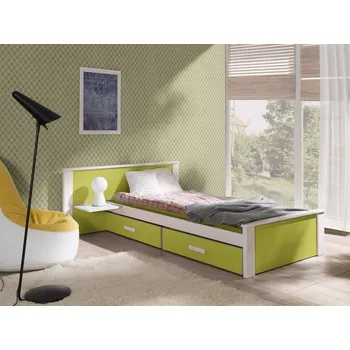 MebloBed Postel s úložným prostorem Alldo iguana 90x200 cm