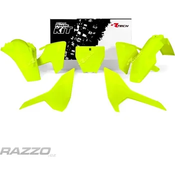 Sada plastů RaceTech Plastic Kit Husqvarna FC / TC 16-18 Flo Yellow