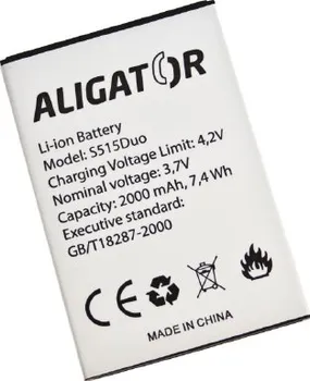 Baterie pro mobilní telefon Aligator AS515BAL 2000mAh, Li-Ion - neoriginální