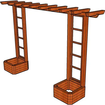 Pergola Zahradní Pergola L4 (Zahradní Pergola - Zahradní Pergola L4)
