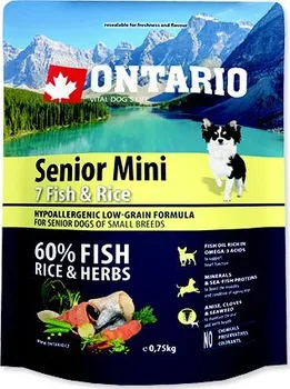 Krmivo pro psa Ontario Senior Mini Fish/Rice